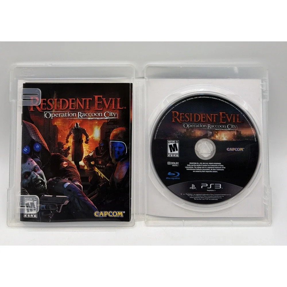 Resident Evil Operation Raccoon City Playstation 3 PS3 Complete in Box